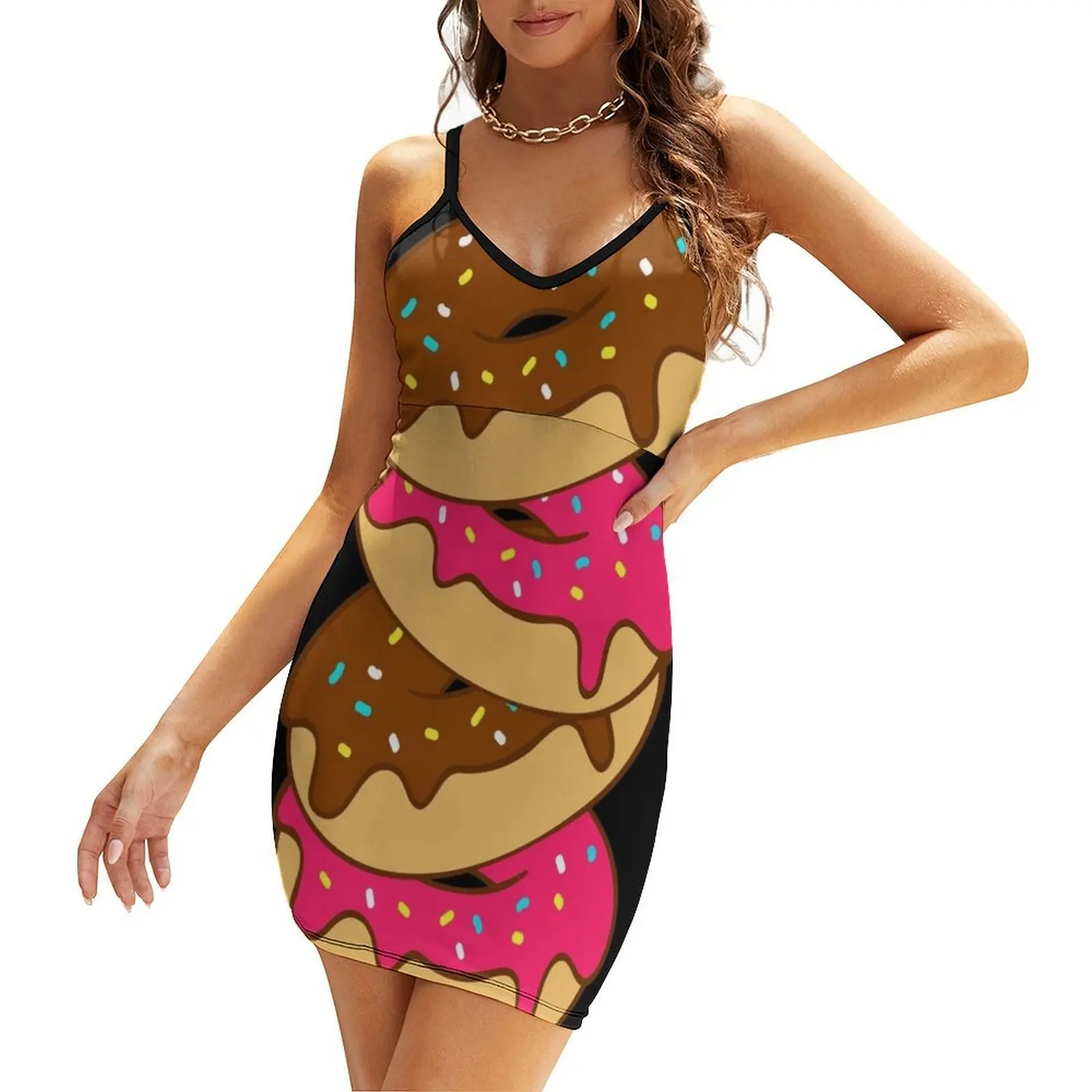 

You can't buy happiness, but you can buy 4 DONUTS. Sling Dress sexy dress for women dress women summer clothes for women