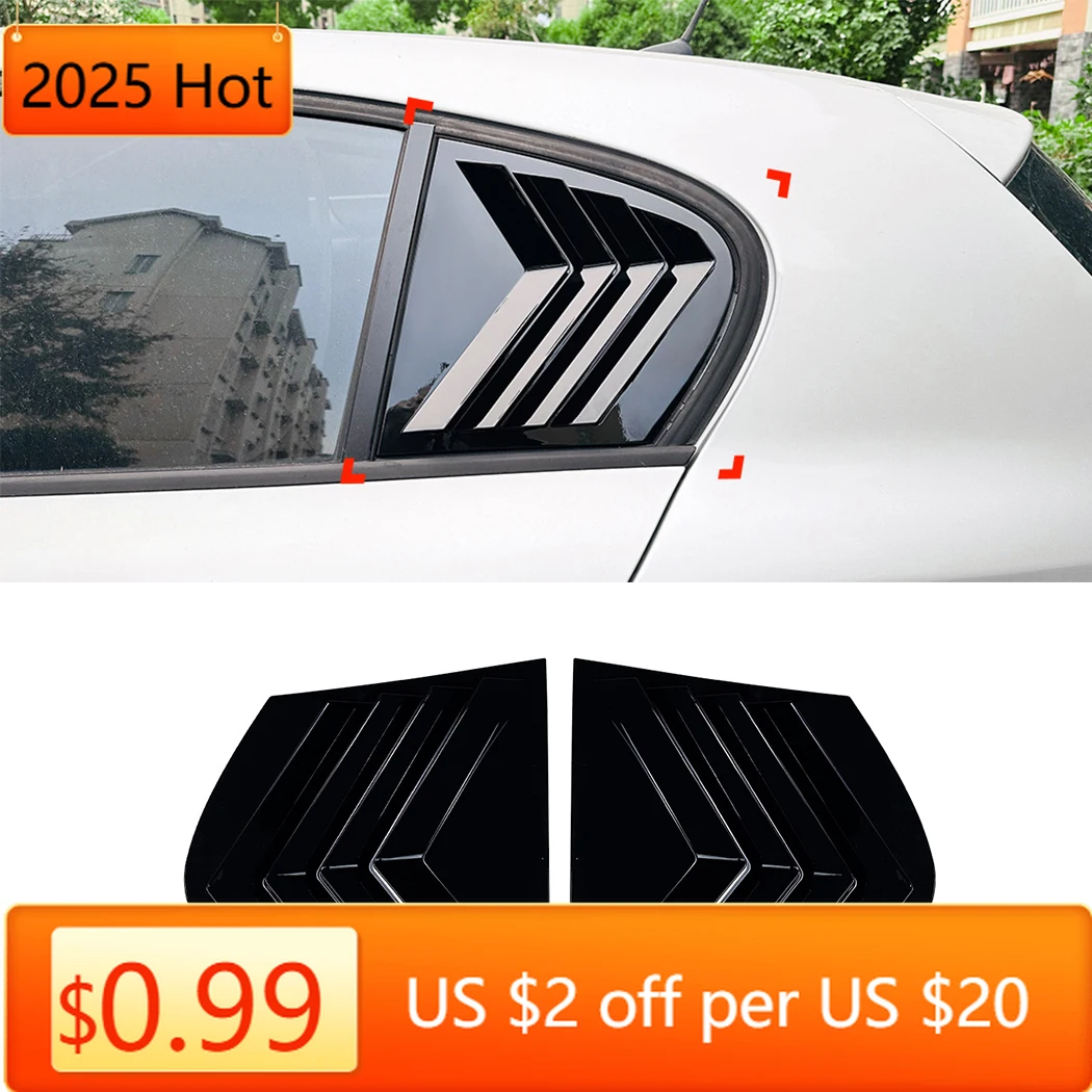 

Горячие гоночные грили, жалюзи для заднего бокового окна автомобиля, вентиляционные отверстия, декоративная крышка для лобового стекла для BMW 1 серии E87 2005 2006 2007 2008 200