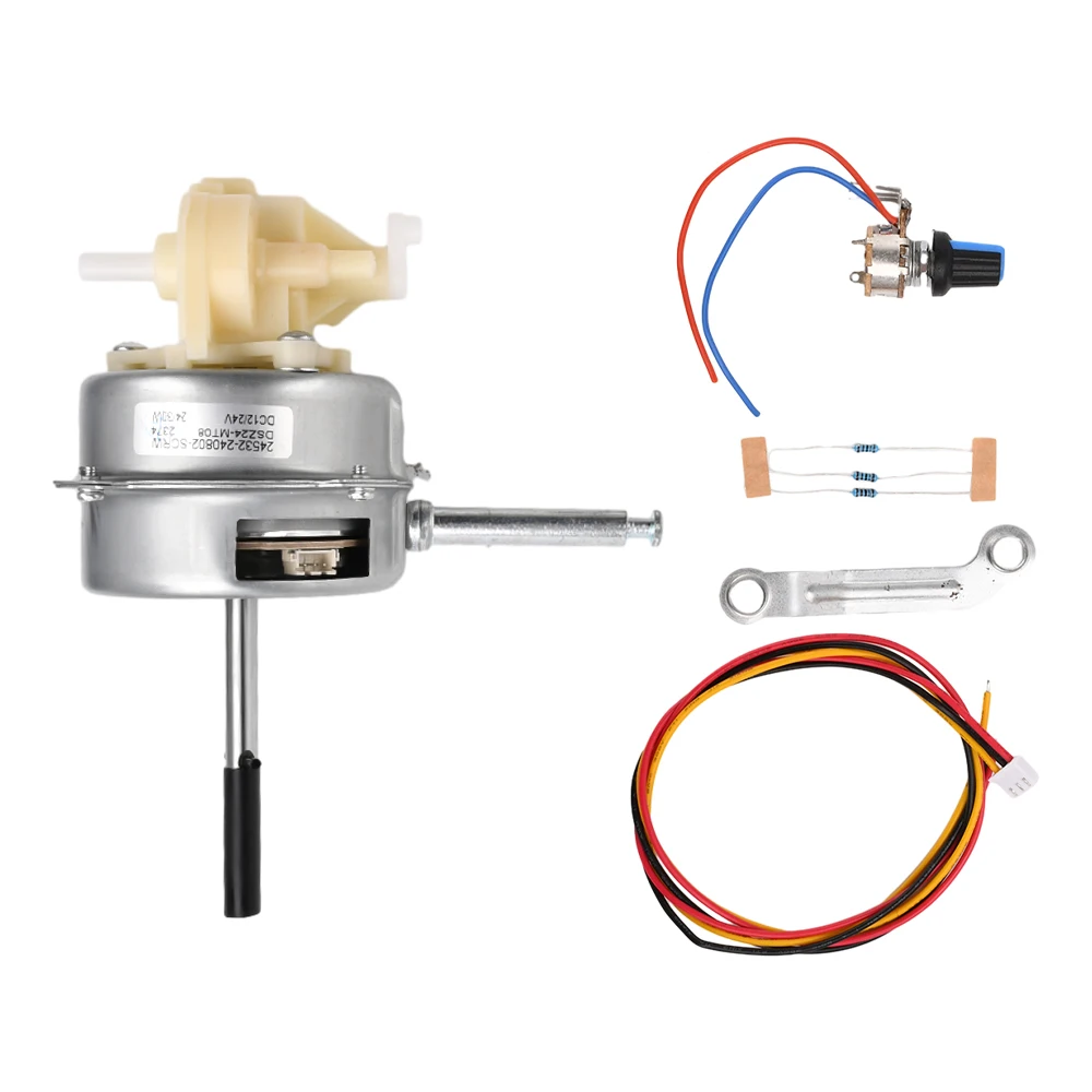Бесщеточный двигатель 9-28 В постоянного тока, 28 Вт, 1450 об/мин, Вибрирующая головка, двигатель вентилятора с низким уровнем шума, двойные подшипники, настольный вентилятор, настенный двигатель вентилятора