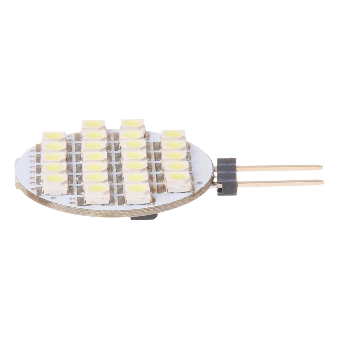 หลอดไฟ LED สปอตไลท์ 24 SMD G4 สีขาวจริง DC 12V