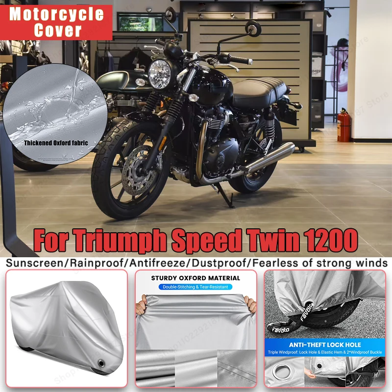 ل انتصار سرعة التوأم 1200 لا الأذن غطاء دراجة نارية-في الهواء الطلق حماية كامل الجسم مقاوم للماء الغبار واقية من الشمس ملحق #1