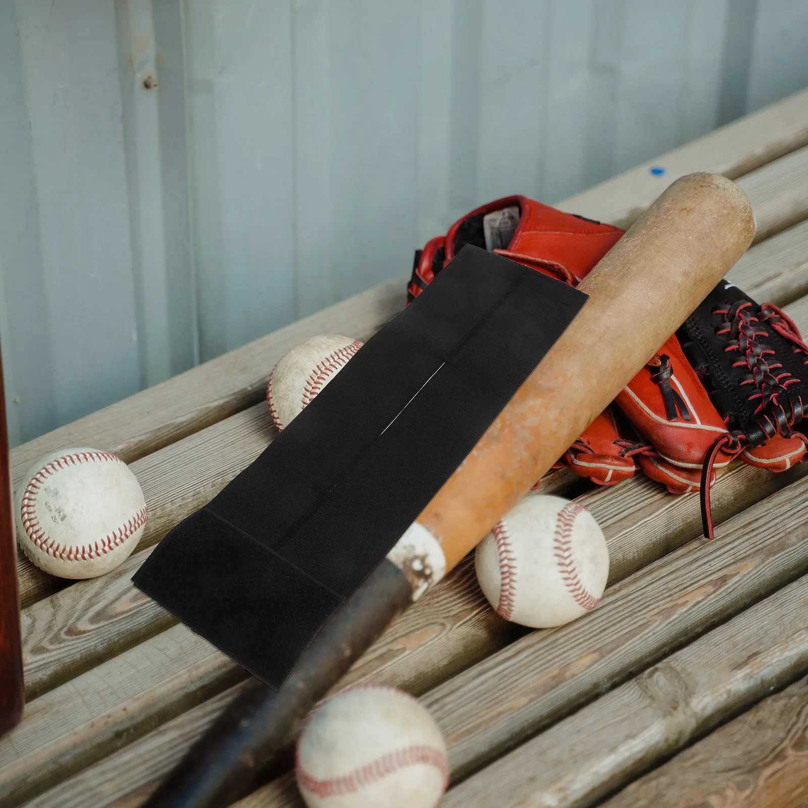 Baseball Glove Strap Elastic Nylon Wrap Reusable Adjustable Strap Sticky Closure Glove Band Fit All Sizes Gloves Protector