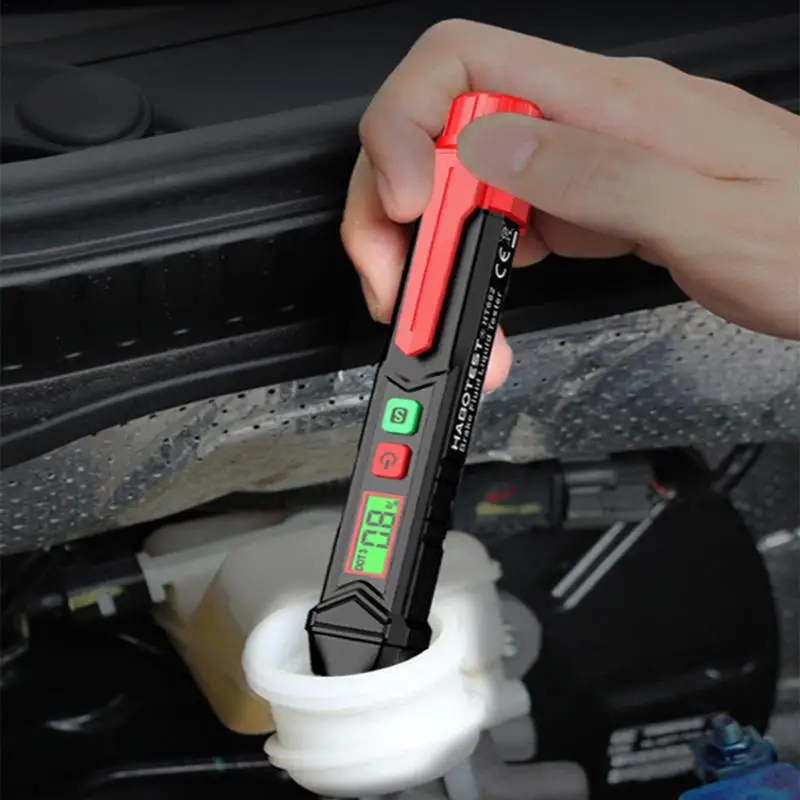 Brake Fluid Tester Auto Car Brake Liquid Digital Tester Hydraulic Oil Analyzer Accurate Oil Quality Check Pen Sound Light Alarm