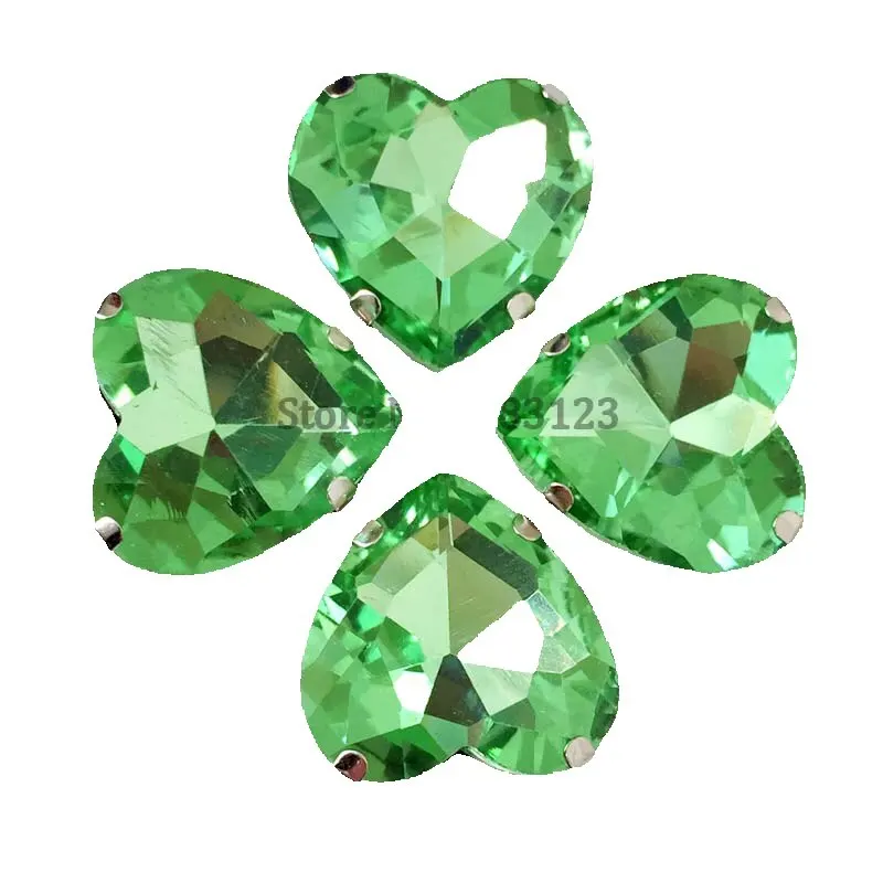 Spedizione gratuita! simbolo di cuore colore rosa di cristallo di vetro allentati flatback strass, cuce sulla pietra per diy abbigliamento accessori