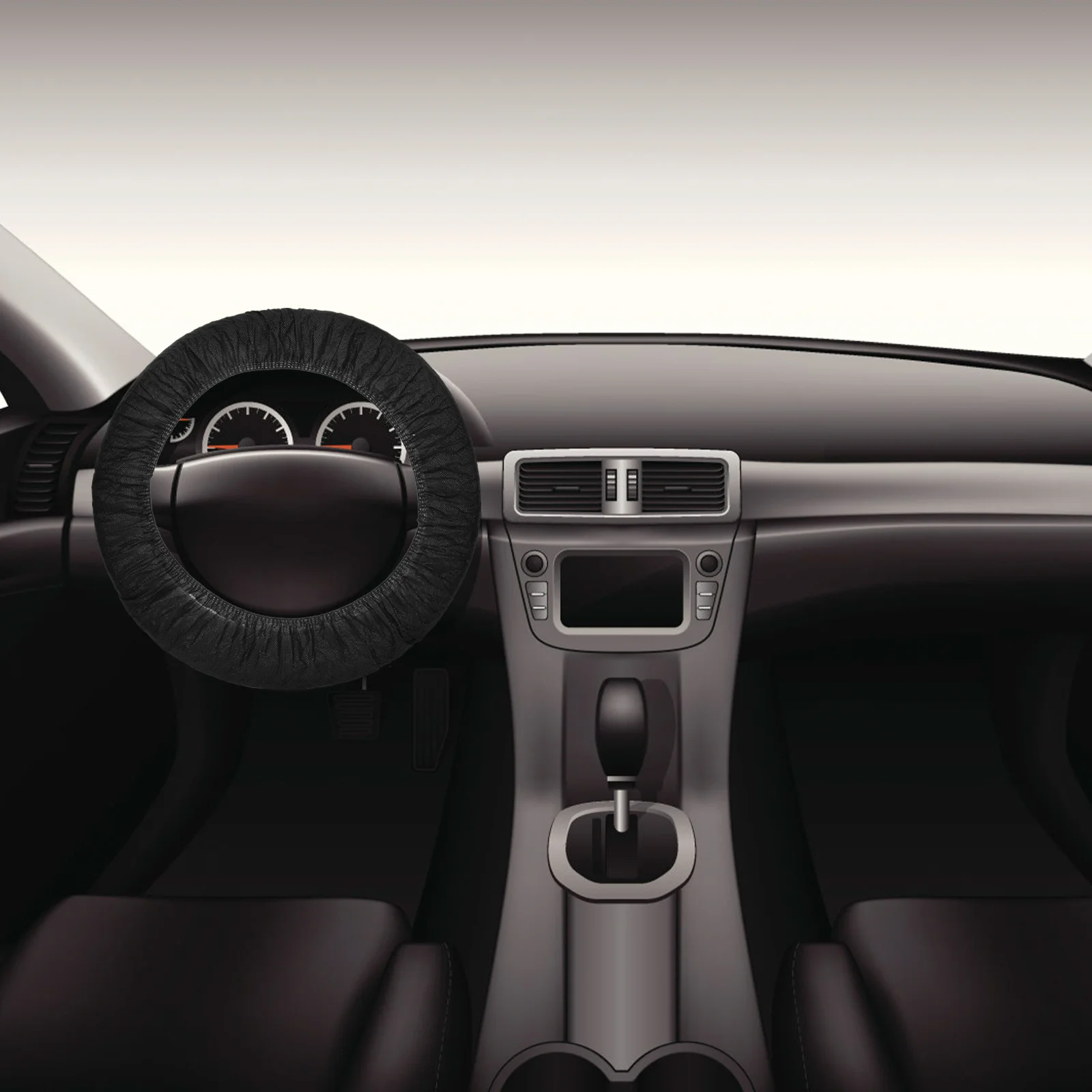 

50 шт. нетканые чехлы на руль, универсальные для автомобиля, внедорожник, защита салона автомобиля, одноразовый чехол