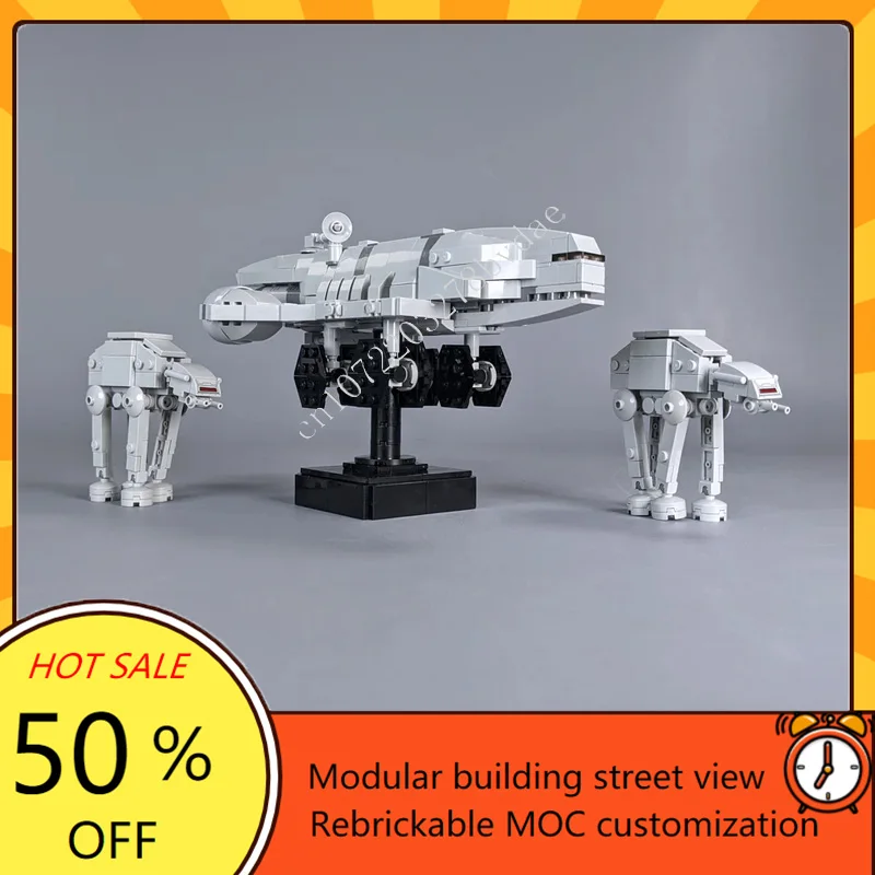 

929PCS Gozanti-class Assault Carrier Space War Weapon MOC SpaceShip Battle Model Building Blocks DIY Education Model Toys Gifts