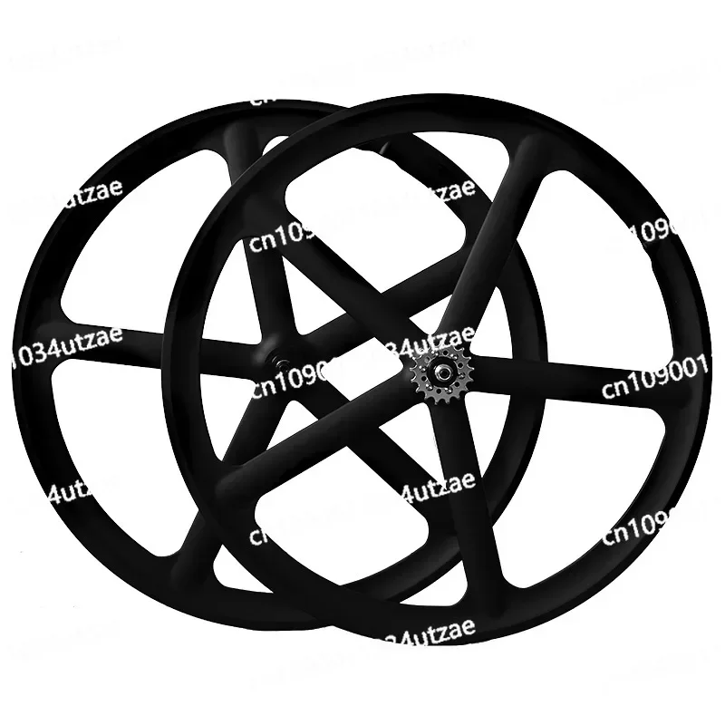 700C Dead Fly Integrated Wheel Magnesium Alloy Factory Direct Sales Single Speed V Brake Dead Fly Integrated Wheel Set