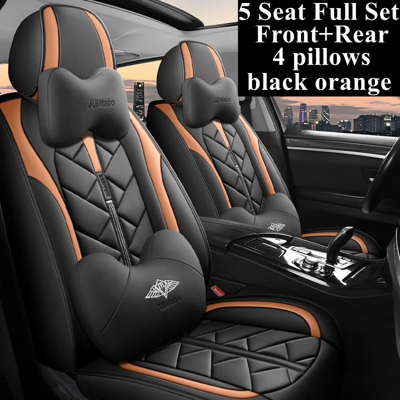 

Front+Rear Full Set Car Seat Covers for Citroen C2 C3 C4 C-CROSSER C-XR C4 Cactus C4L Picasso C5 Triumph C6 Xantia DS4 DS5 DS6