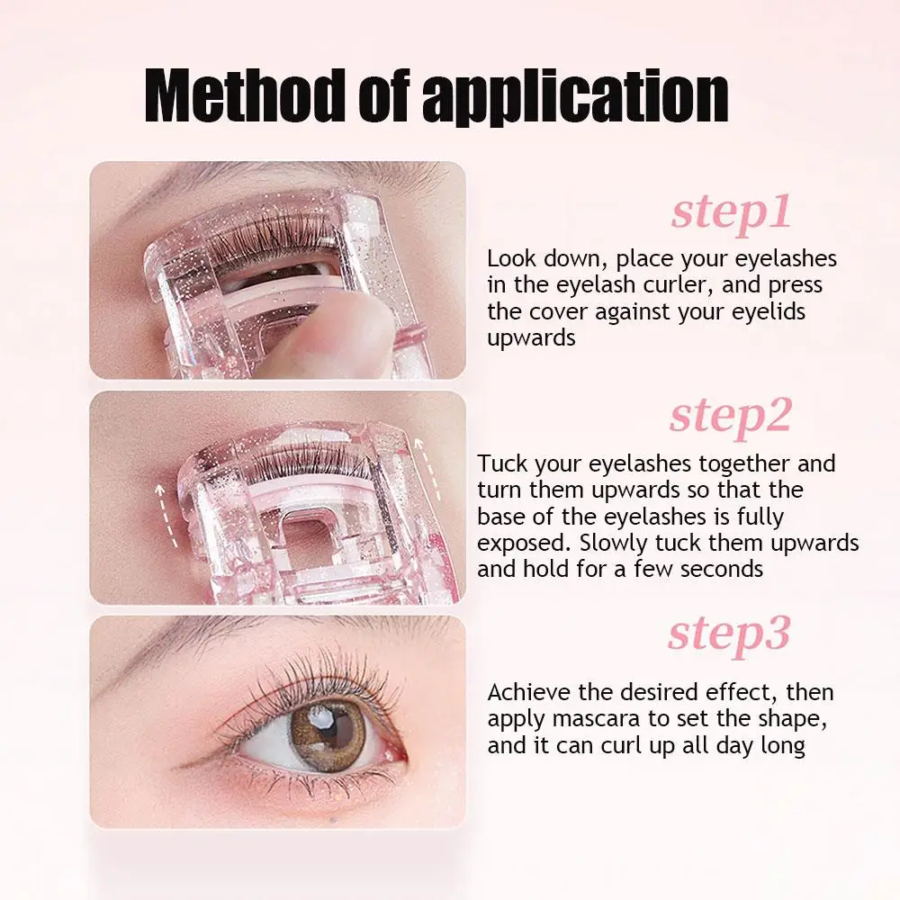 Mini piegaciglia bianco rosa Strumenti cosmetici professionali Clip per arricciare le ciglia Clip per arricciare le ciglia Strumenti per il trucco cosmetico di bellezza