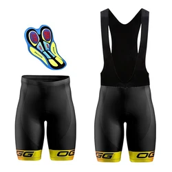 Cuissard à bretelles de cyclisme pour homme, short de motard, VTT, descente, gel, nouveau, 2023