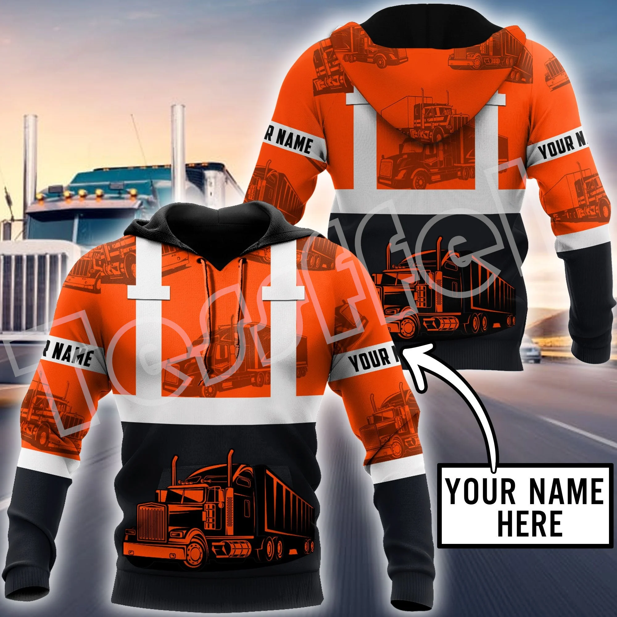 

Tessffel Custom Name Trucker Driver Worker Retro Tattoo Tracksuit 3DPrint Men/Women Long Sleeves Pullover Casual Funny Hoodies 1