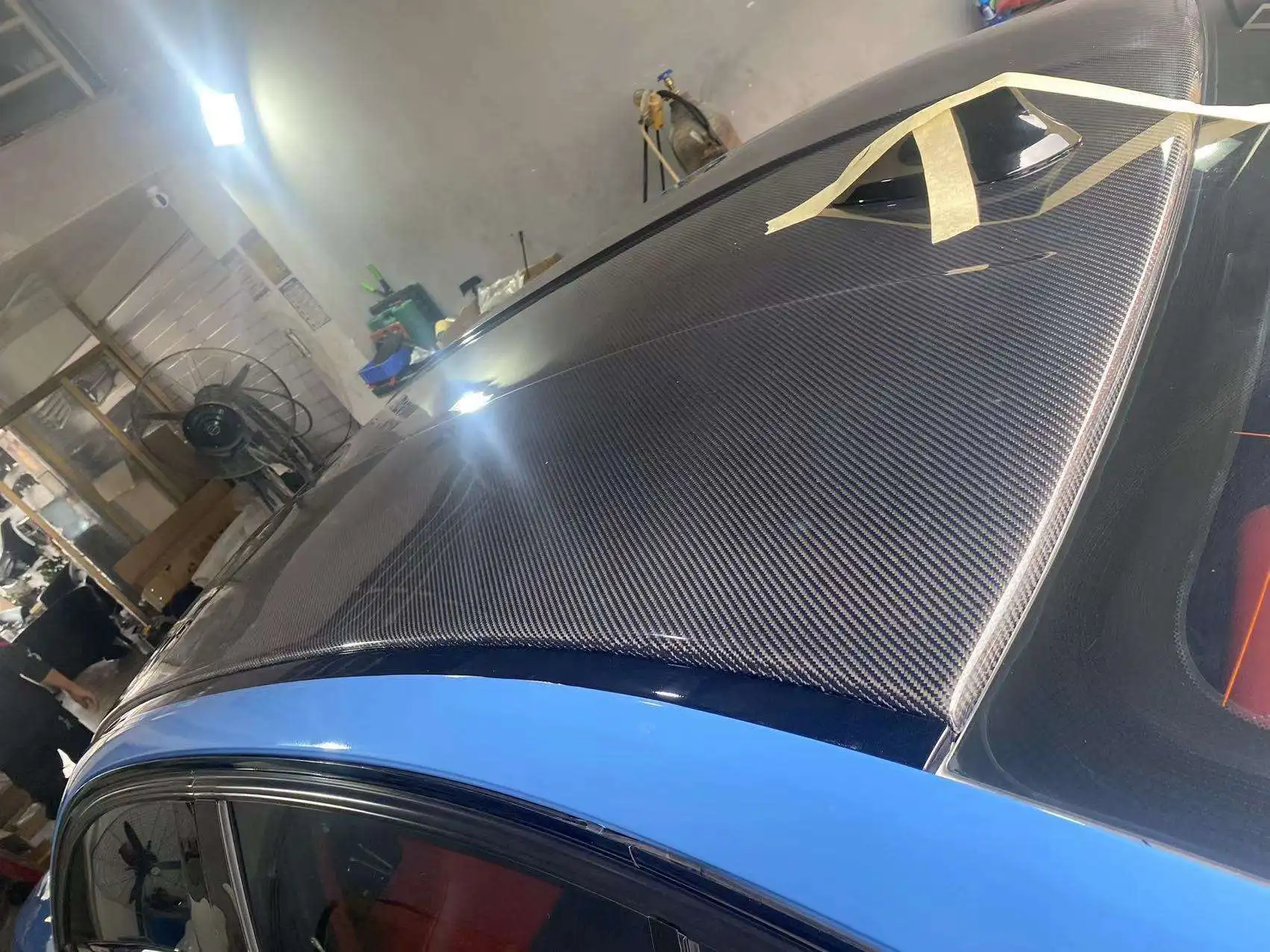 

Carbon Fiber Car Roof Fit for BMW F30，After actual vehicle installation and testing