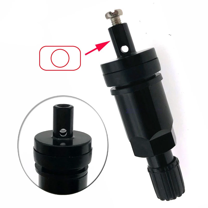 TPMS-02H zawory do opon dla Buick Cadillac Chevrolet Raptor Mondeo GMC Volvo samochód ze stopu aluminium zawór macierzysty zestaw czujników opon zawory