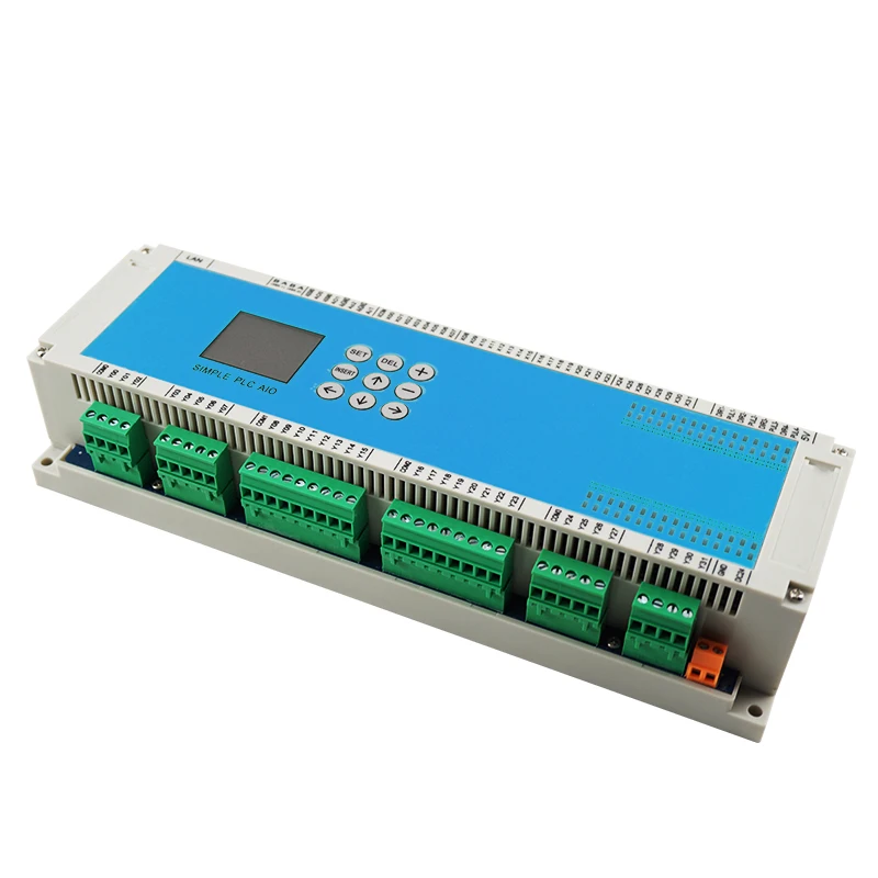 

32-in 32-out Transistor Output PLC Easy Programmable PLC with 4 Channel Pulse Outputs NPN/PNP Compatible for Stepper Motors