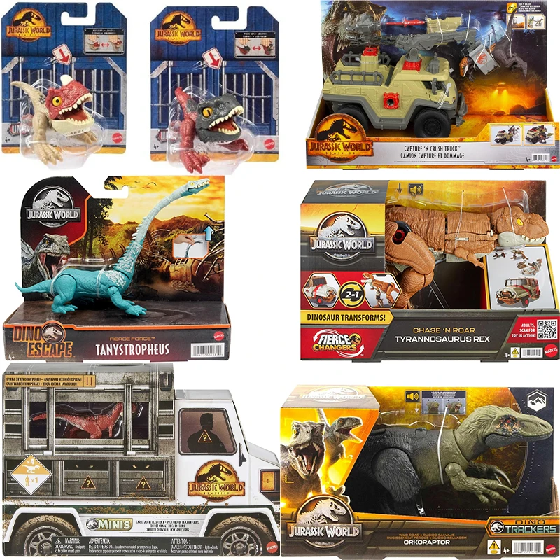 Original Jurassic World Dino Trackers Jurassic Park Dinosaur Toy Legacy Collection Fierce Changers Indoraptor Animal Figurine