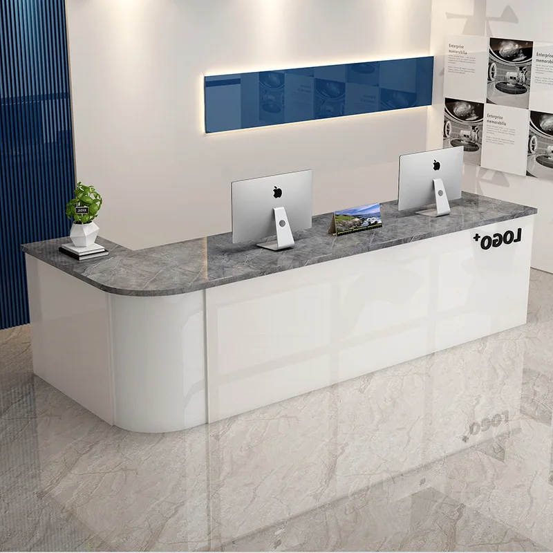Banco reception aziendale Banco di servizio Semplice e moderno