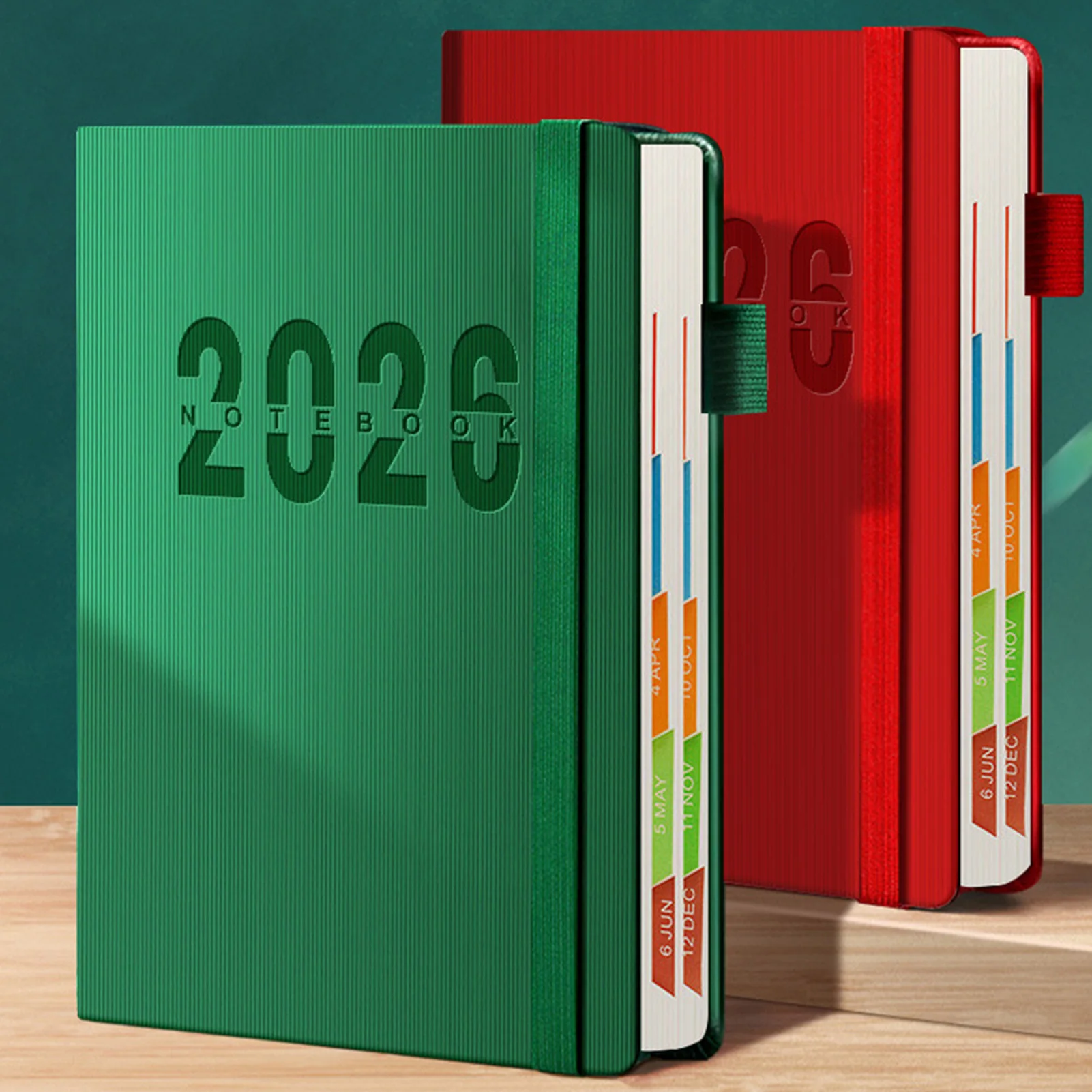 2026 دفتر مخطط يومي A5 حجم الجدول الزمني المنظم سماكة ورقة للطلاب الكبار القرطاسية إدارة الوقت #1