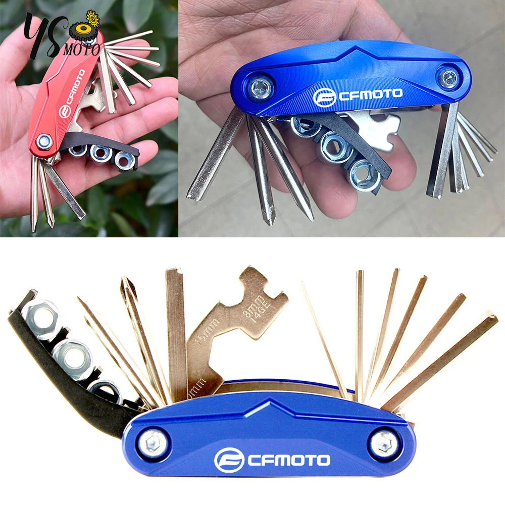 For CFMOTO 250SR 450ss 400GT 650GT 650MT 650NK 700CLX 800MT 700MT Motorcycle CNC Accessories Tool Repair Screwdriver Set