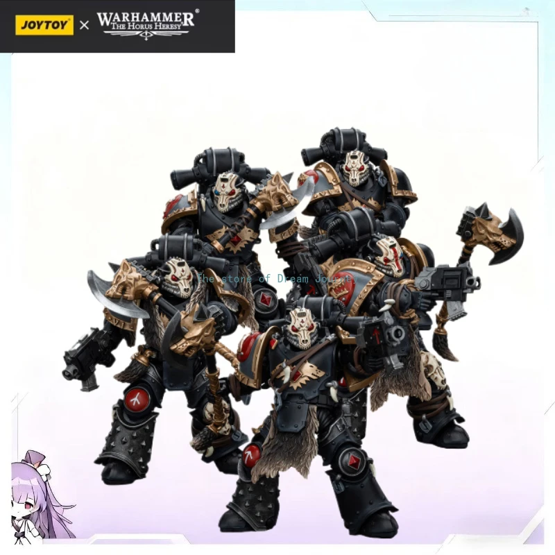 

JOYTOY Dark Source Warhammer Horus Heresy Space Wolves Death Oath Wolf Squad Five-man Soldier Model