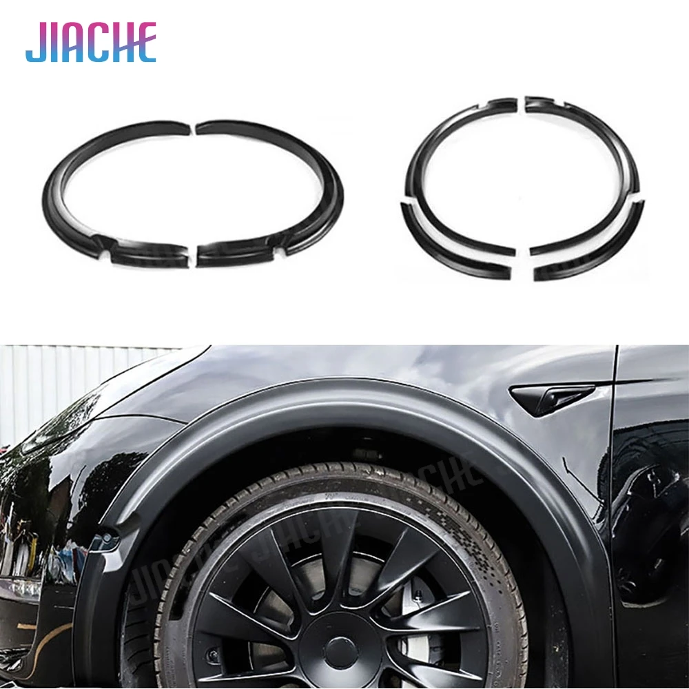 

ABS Wheel Eyebrow Car Fender Flares Mudguard Lip Body Kit for Tesla model Y 2021+ Protector Cover Mud Guard