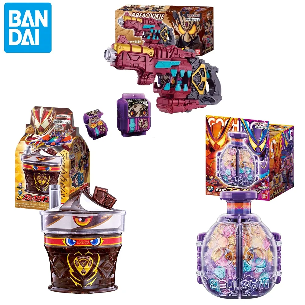 Bandai Anime Kamen Rider GAVV Buster malvavisco relleno gofres de Chocolate crepes Muffins nueces galletas figura de acción modelo Juguetes