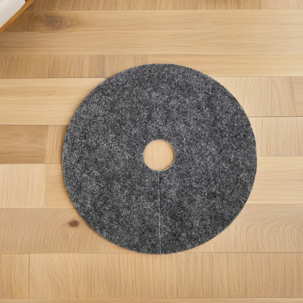 10Pcs Flower Pot Absorbent Mat Breathable Nonwoven Fabric Round Tree Mulch Ring for Garden Balcony Root Protection 28Cm