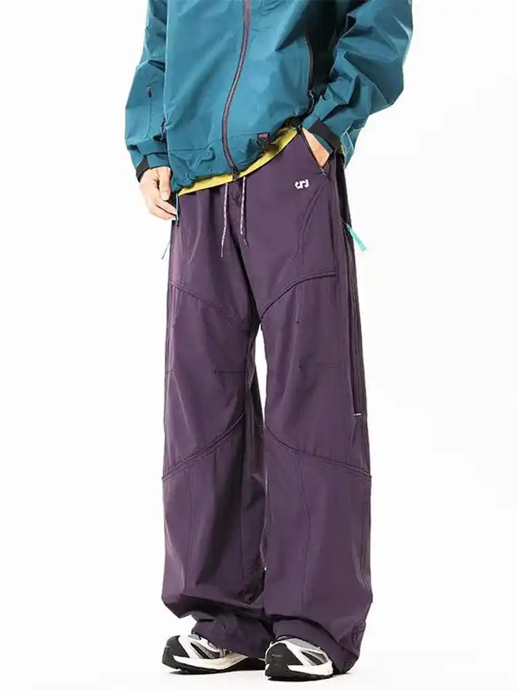 Pantalones de escalada al aire libre American Sle, pantalones deportivos funcionales informales de primavera para hombre, serie de montaña, sensación de diseño de calle alta