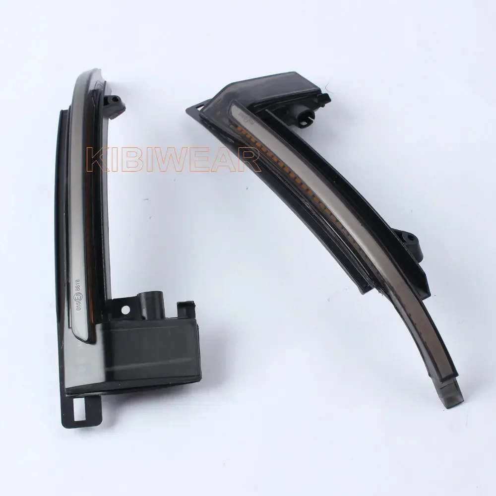 الأصفر والأزرق ديناميكي LED بدوره إشارة الوامض لأودي A4 A5 B8 2008 Q3 A6 4F C6 S6 SQ3 A3 8P A8 D3 8K الجانب مرآة ضوء السهم