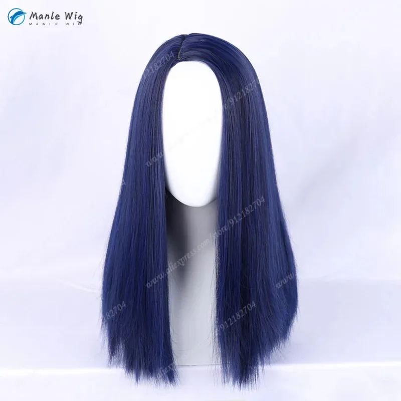 

Парик для косплея LOL Arcane, аниме Кейтлин с пробором, синие, черные, термостойкие синтетические волосы, парики шерифа Пилтовера, cvh;, 78 юх; 5