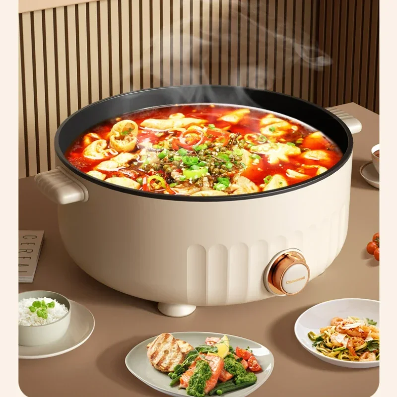 Electric Hot Pot Non-stick Cooker Multicooker Double-flavor Chafing Dish Cooking Home Appliances for Kitchen Cocina Electrica