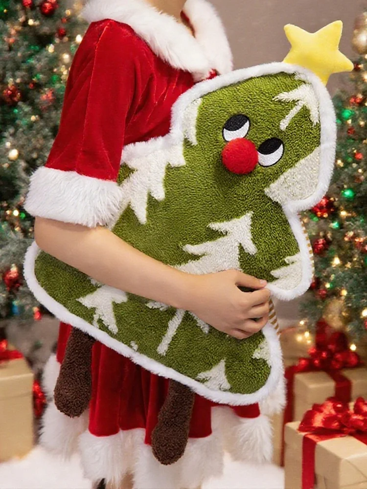 Kerstboom Pluche Knuffels Kerstsfeer Decoraties Kussens Kussens Fotografie Props Vakantie Verrassingsgeschenken
