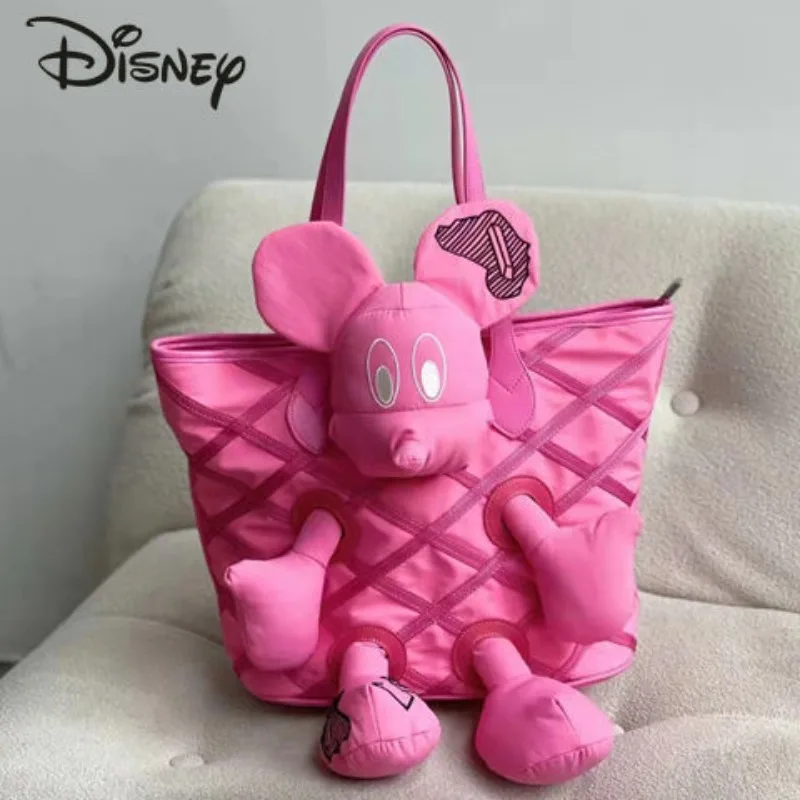 Disney Mickey New Women's Crossbody Bag Fashionable High Quality Doll Women's Shoulder Bag Large Capacity Women's Handbag