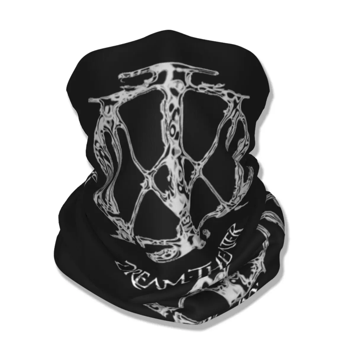 Dream Theater Punk Metal Band Bandana Neck Cover Printed Wrap Scarf Warm Face Mask Running for Men Women Adult Winter