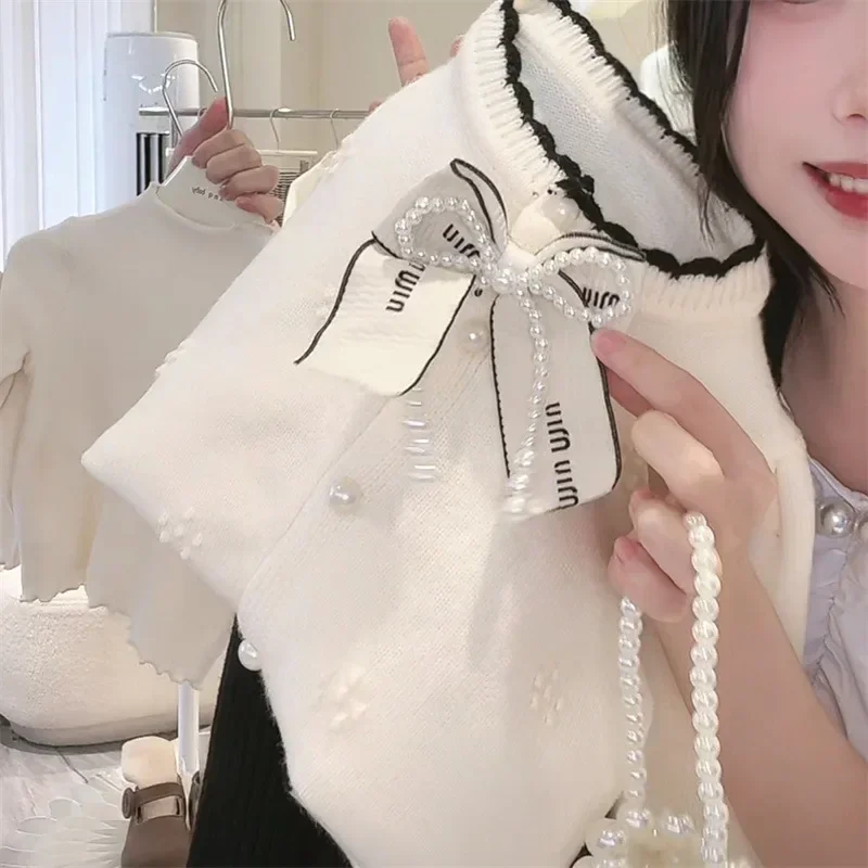 مجموعة ملابس الأطفال لخريف 2024 سترة كورية وسراويل فضفاضة مكونة من قطعتين #4