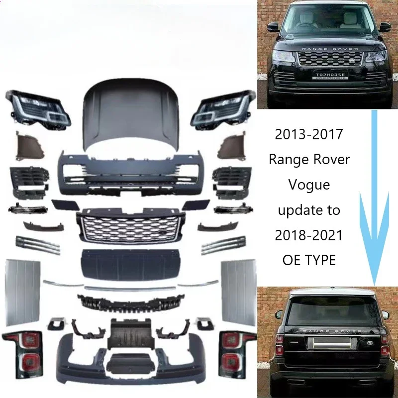 

SVO/SVA/OE Facelift Bodykit Conversion Kit Body Kit For Range Rover L405 Vogue 2013 2014 2015 2016 2017 To 2018 2019 2020 2021