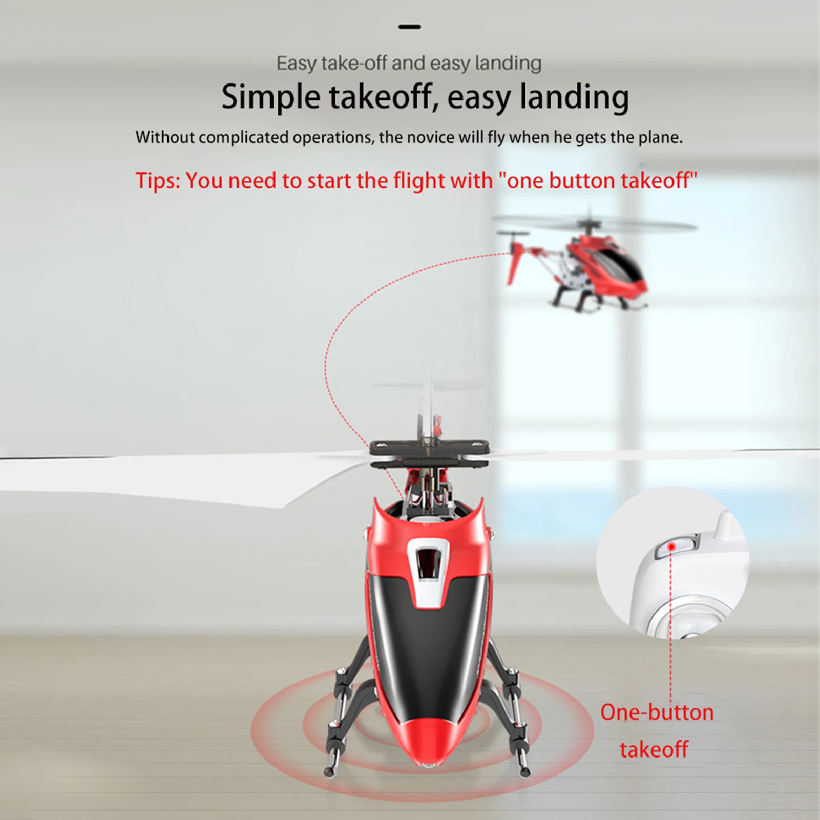 SYMA RC Helicopter Remote Control Helicopter Mini RC Toy for Kids Auto-hover Gyro Stabilization One-key Takeoff Landing