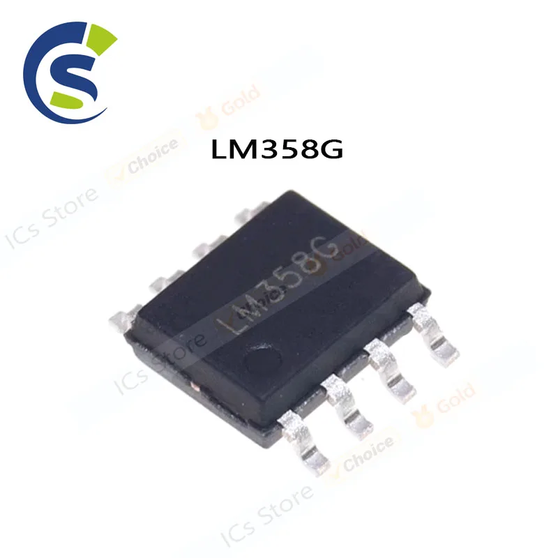 10PCS 100% New Chipset LM358 sop-8 LM358G