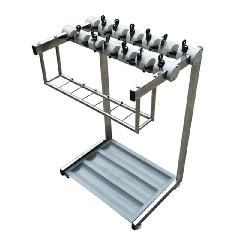 Stainless steel umbrella frame 12 heads 18 heads 24 36 heads rain gear hotel, European storage frame, umbrella bucket