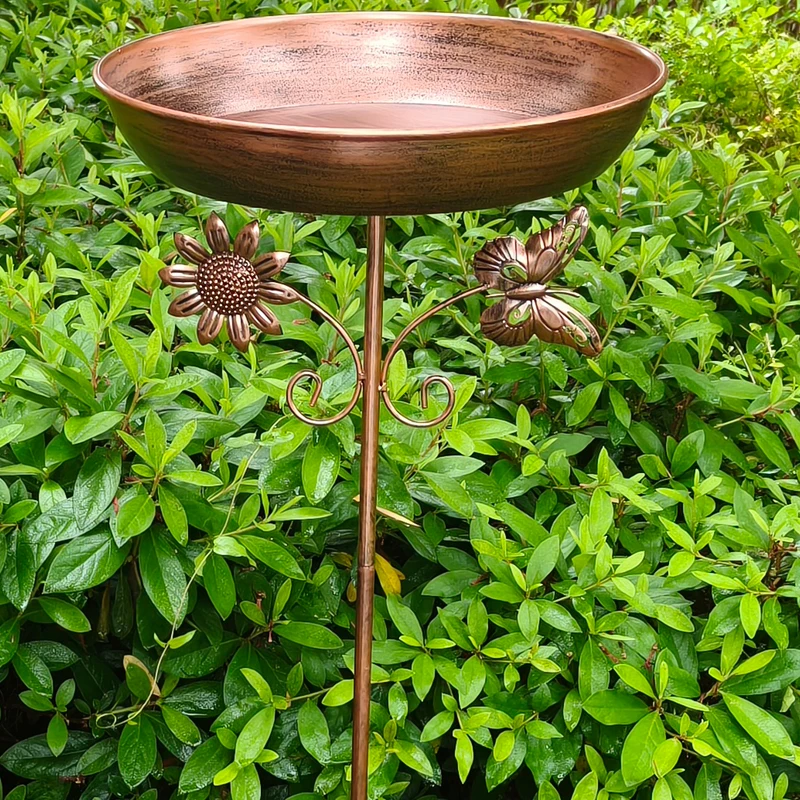 Bebedero para Pájaros de Exterior de 30 cm, Altura Ajustable de 76/101 cm, Bebedero para Pájaros Ensamblado, Decoración para Jardín y Patio, Comedero para Pájaros #   Bebedero para pájaros #   Decoración de Jardín #   Comedero para pájaros #   Altura ajus