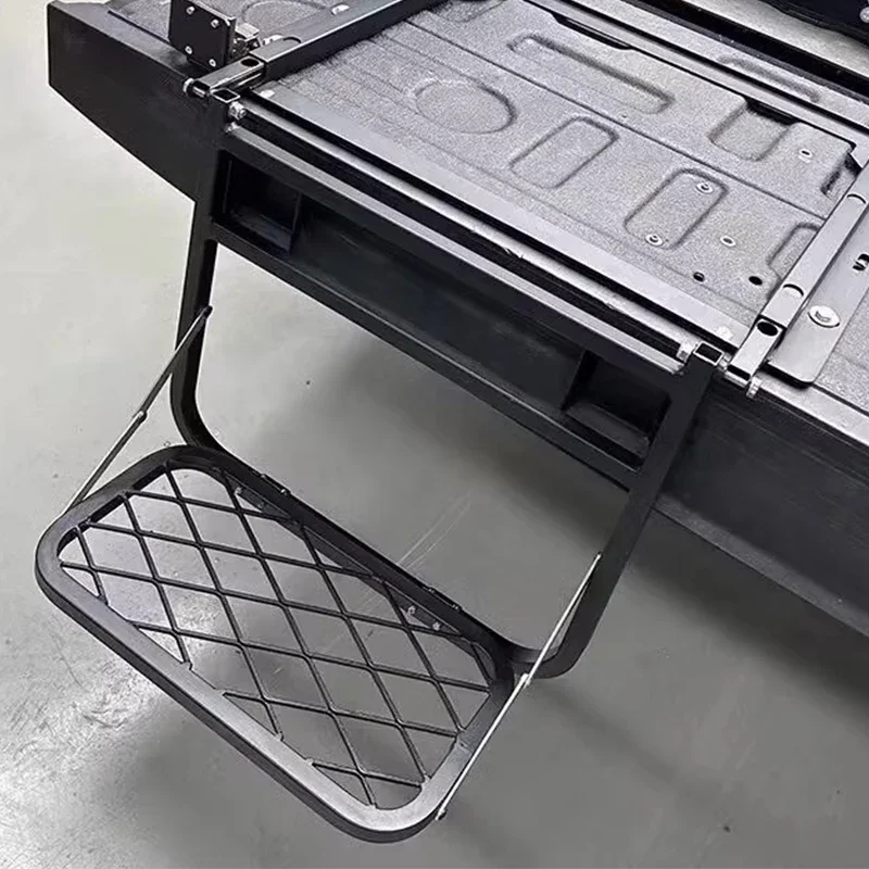 Trunk Ladder Conversion Tailgate Climbing  Raptor Folding Cargo Ladder Tailgate Ladder Car Repair Tool