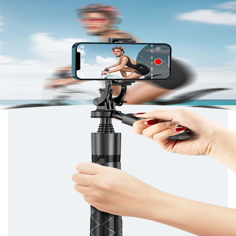 COOL DIER-Palo de Selfie inalámbrico L16, soporte de trípode plegable, monopié con obturador Bluetooth para cámaras Gopro y teléfonos inteligentes,