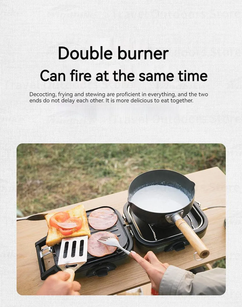 Naturehike Gasherd Für Ausflüge Ultraleicht Camp Tragbare Camping Picknick BBQ Kochgeschirr Camping Liefert Camping Zubehör Outdoor – Detail 4