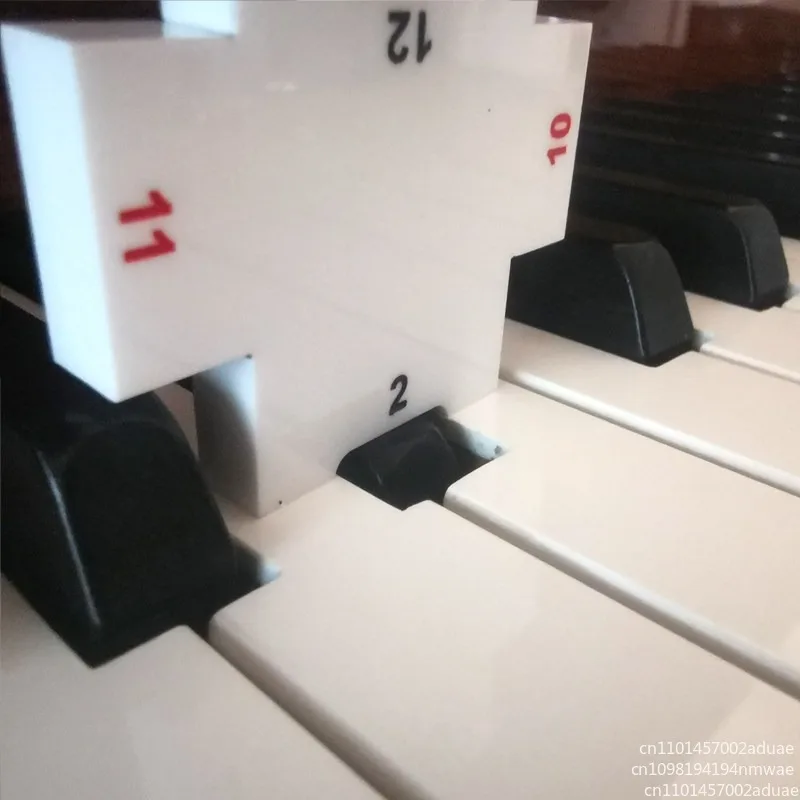 For Piano Tuning Tool, Piano Keyboard Black Key High Key Deep Measuring Block, Black Key Height Detection Pre-sale