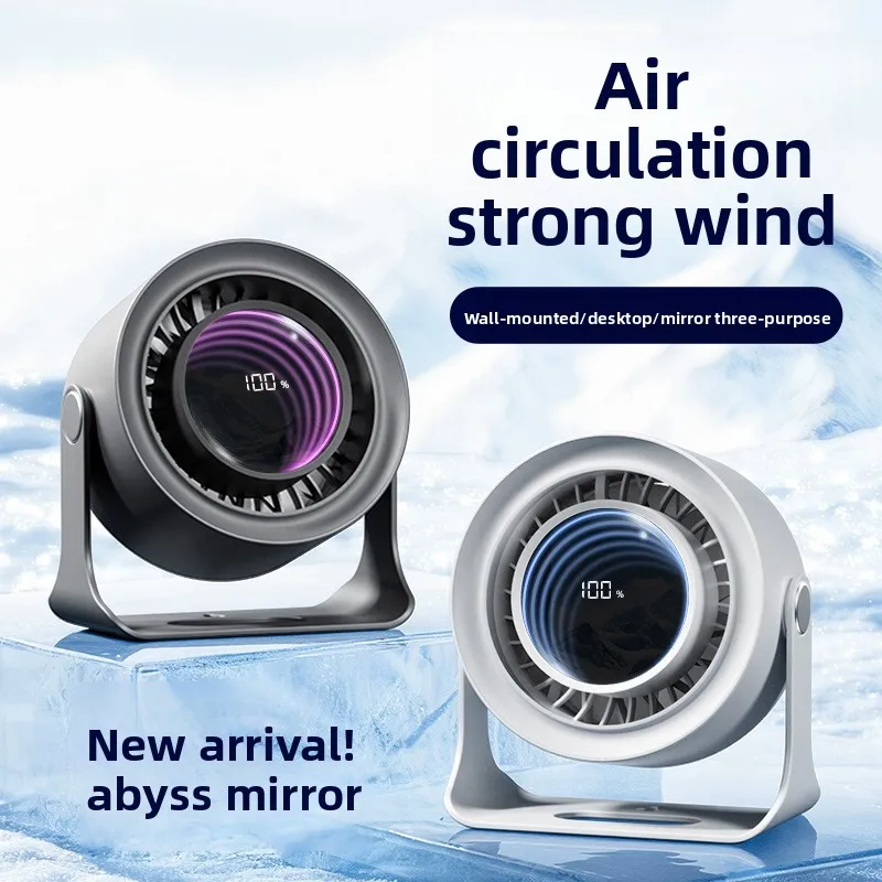 Desktop Air Circulation Fan Wireless Electric Fan 3000mah Portable Speed Cooling Cooler 2500RPM Camping Outdoor Fan