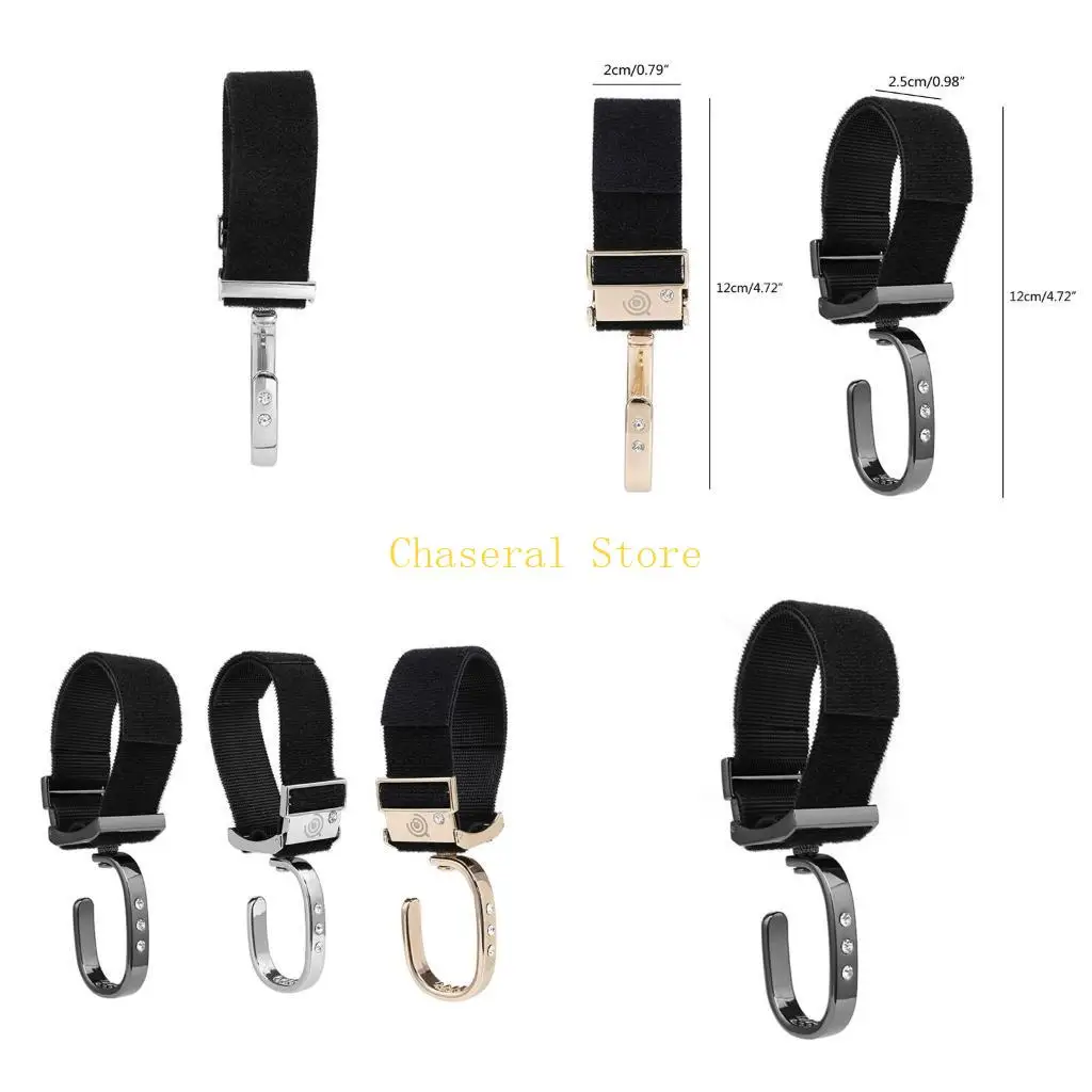 

E7CE крючок для детской коляски, вращение на 360 градусов, вешалка для коляски, зажим для сумки для покупок для коляски