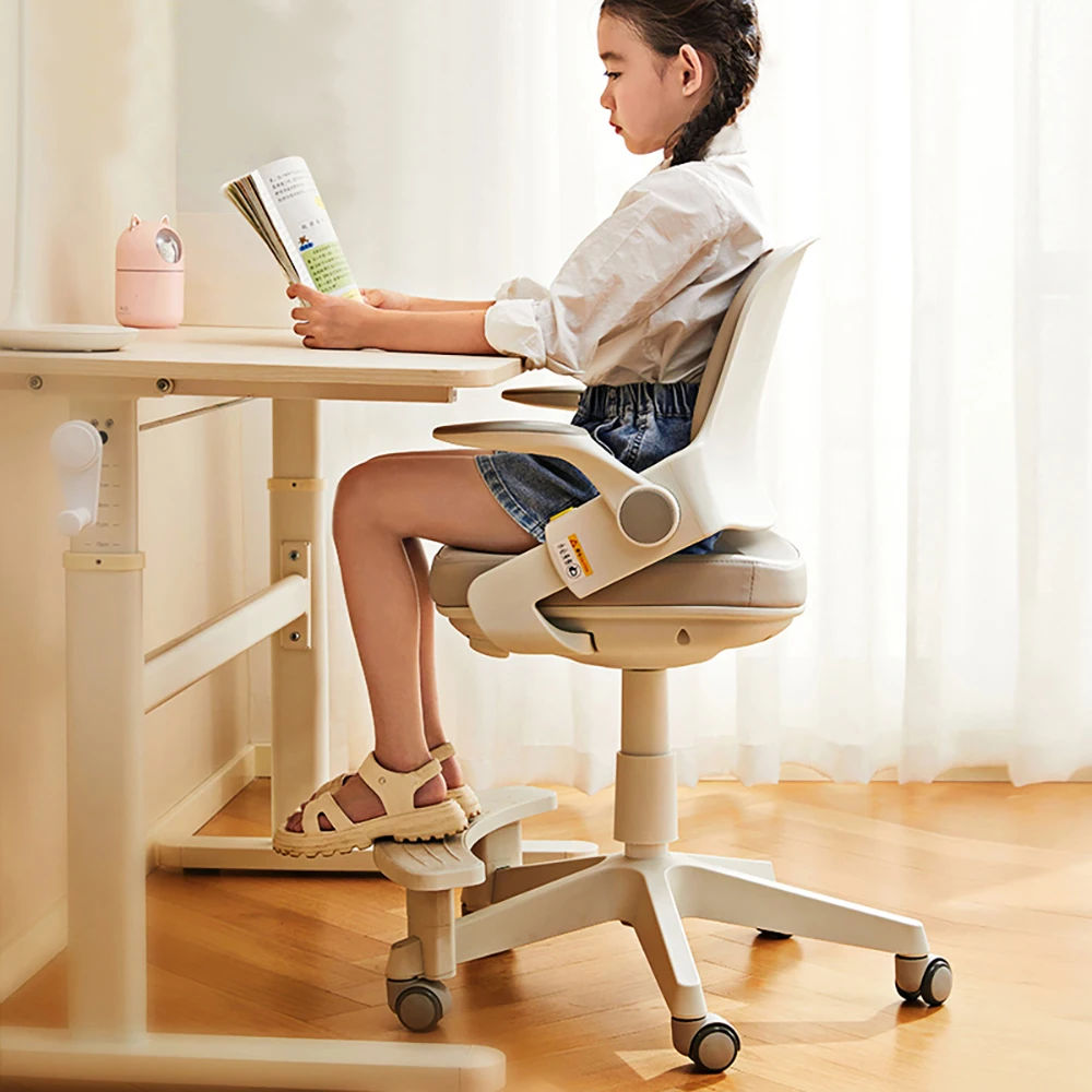 Ergonomic Kids Study Chair Home Furniture Manufacturer Wholesale Height Adjustable Anti-Humpback Children Learning Chair