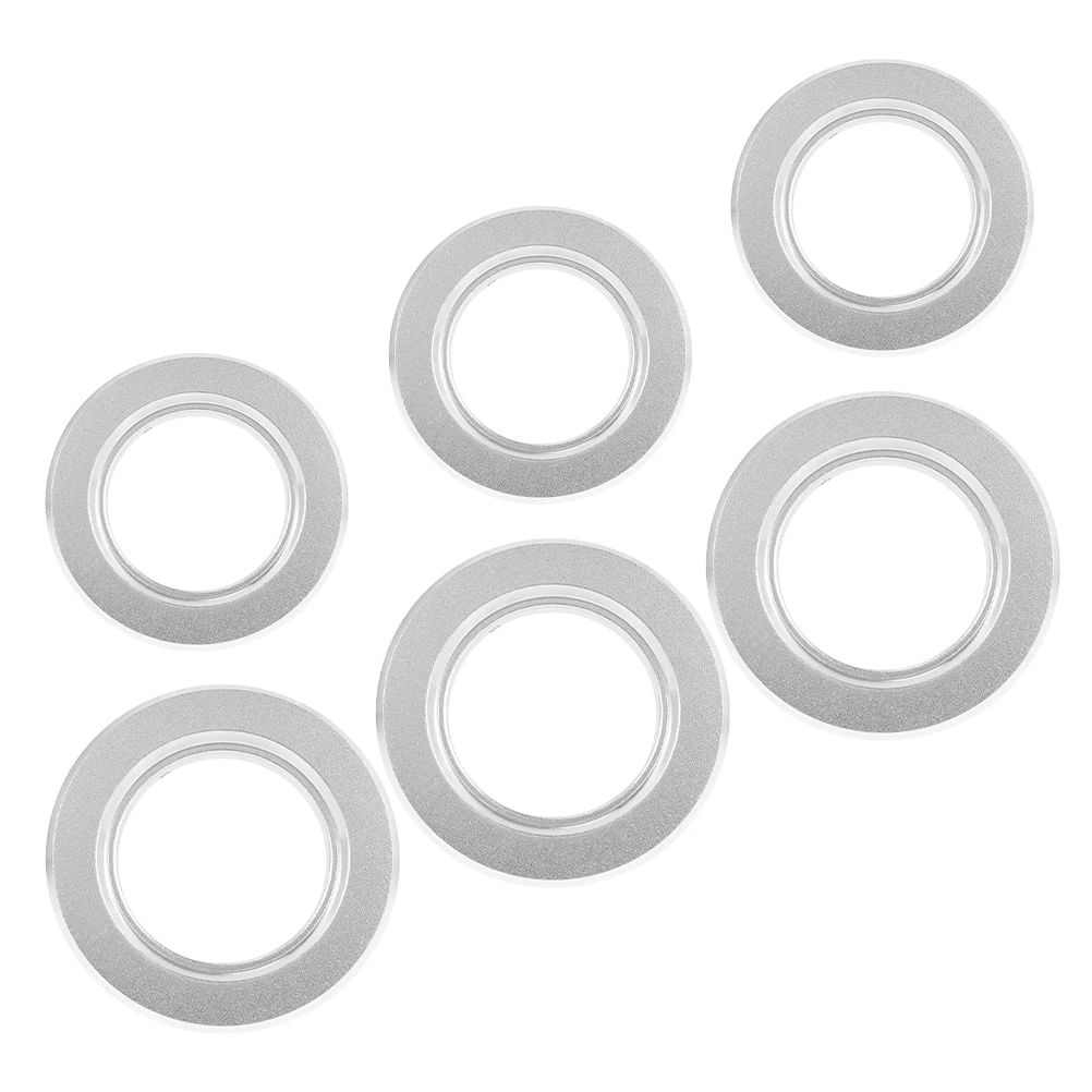 

6pcs Parrot Nest Breeding Box Hole Guards 55mm 75mm Metal Rings for Bird Houses Accessories Safe Smooth Edges Practical Wide
