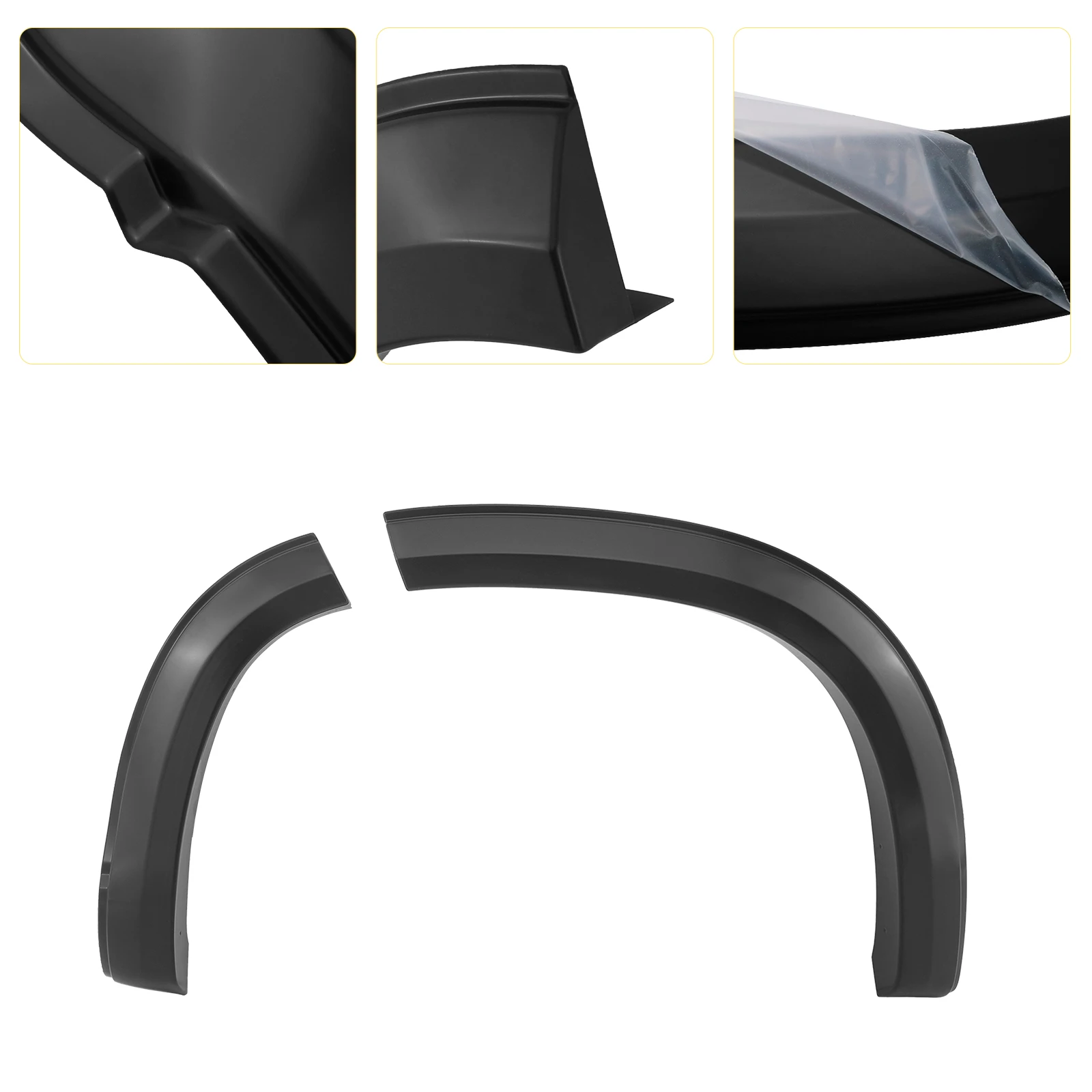 Matte black Slim Fender Flares For Mitsubishi Triton 2019 2020 2021 2022 2023  Wheel Arch Mudguards Guard Protector 6PCS/SET