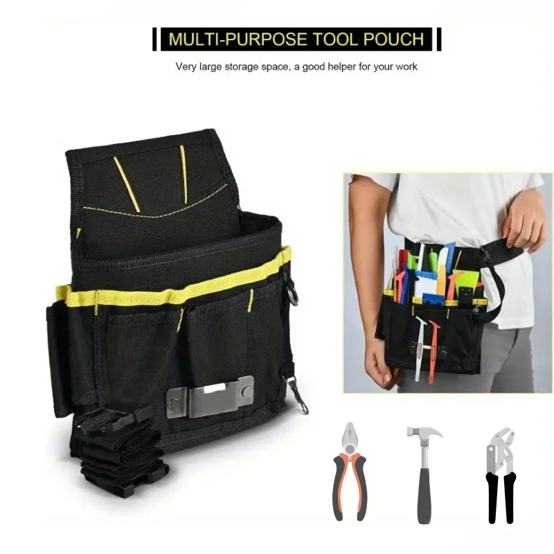 

Car Wrap Tool Bag Waterproof Utility Pouch Work Waist Belt Bag Multipurpose Window Tint Squeegee Holder Storage Holder Organizer