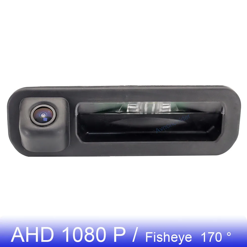 HD Trunk Handle Rear View Camera For Ford Focus 2 3 2C 3C SE ST Turnier Escort 2012 2013 2014 B-Max Car AHD 1080P Night Vision